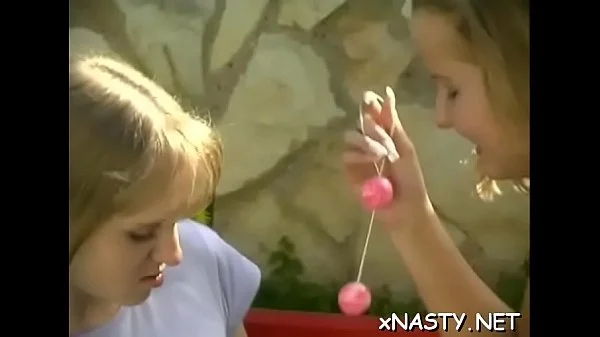 Barely legal chick rides like pro