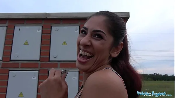 Public Agent Sexy British Asian fucks for strangers cash