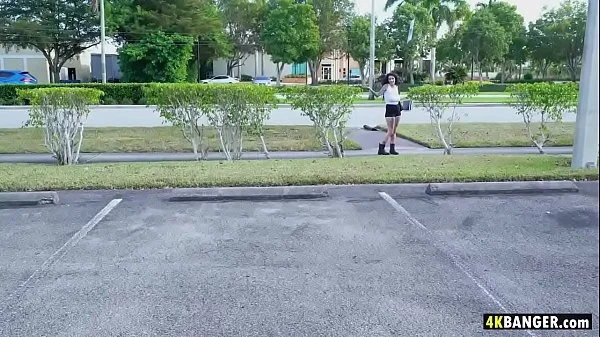 Punk chick assfucked in the Bangbus - Arabelle Raphael