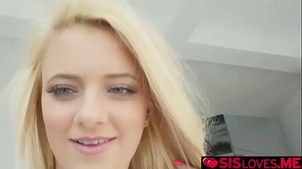 Riley Star offered stepbro her pink pussy on the couch!