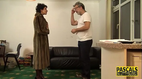 Bound milf in lingerie