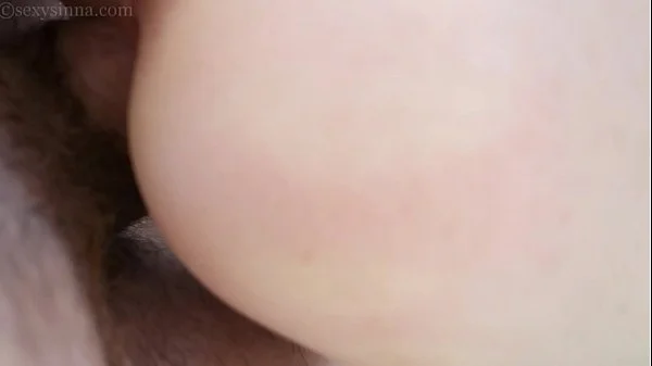 Homemade deep thrust doggy, cute lips, bare sex, big cock tease penetration