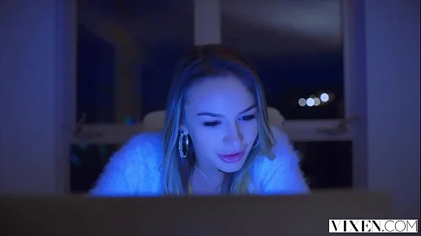 VIXEN Naughty Student Secretly Seduces Her Boyfriend