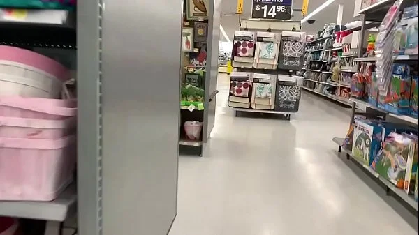 A Real Freak Recording a Hot chick at Walmart -
