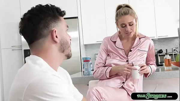 Busty stepaunt licked and fucked by stepnephew