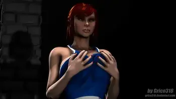 Redhead giant breasts