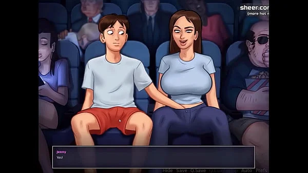 Cumming inside a hot sexy teen girl roommate on cam l My sexiest gameplay moments l Summertime Saga[v018] l Part 3