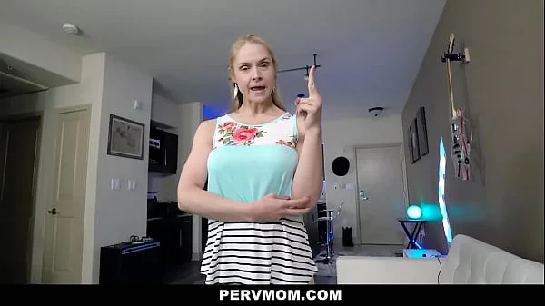 Blonde stepMOM fucks stepSON