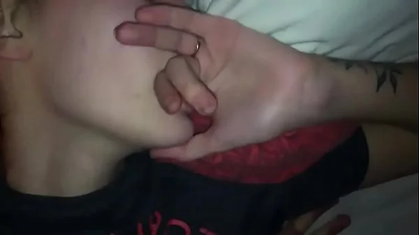 When at the party, the student went to bed the guy joined her and fucked her, doused with sperm from her slender body