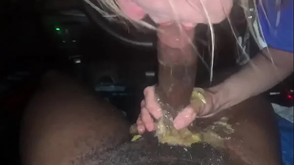 White girl gagging BBC