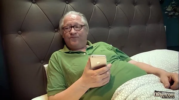 Big natural boobs teen gets fucked by grandpa