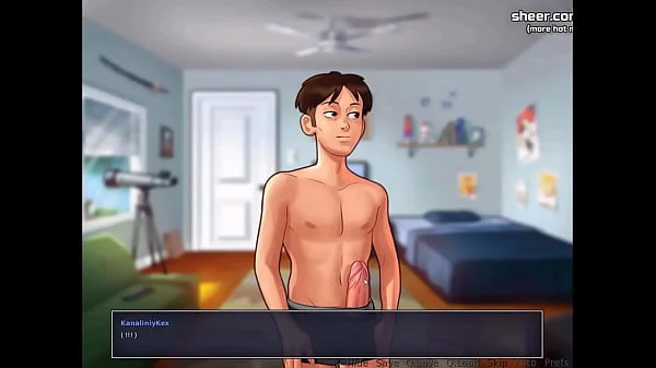 Petite milf receiving a sexy massage and giving us a handjob l My sexiest gameplay moments l Summertime Saga l Part #5