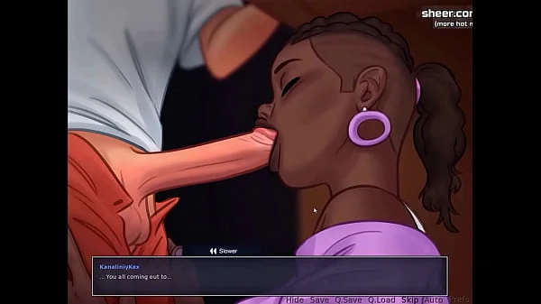 Hot blonde teen fantastic boobs massage l My sexiest gameplay moments l Summertime Saga[v0182] l Part 14