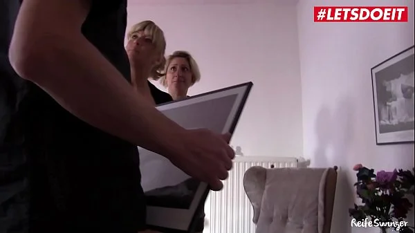 LETSDOEIT - Chubby German Wife Brings Best Friend In Bed For Hot Threesome