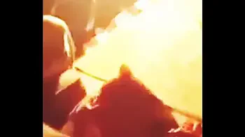 Wife's legs wide open