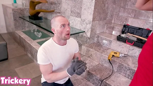 Trickery - Horny housewife Katie Morgan fucks the handyman