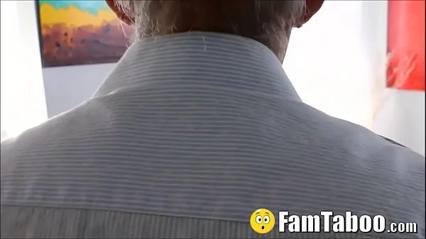 Teen step Sister Holds On To Brothers Dick During Horror Film