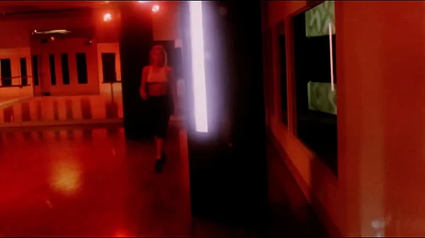 d. Spa:  Sexy Nude Blonde Sauna