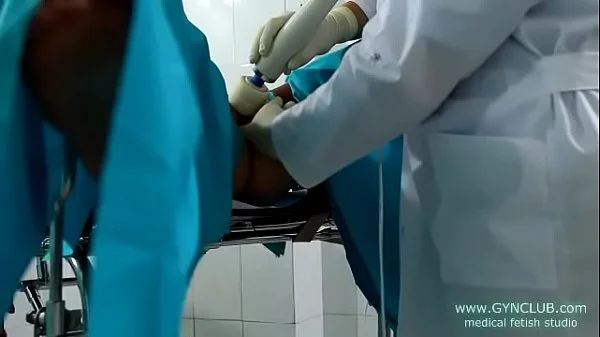 Young girl get orgasm on gyno table