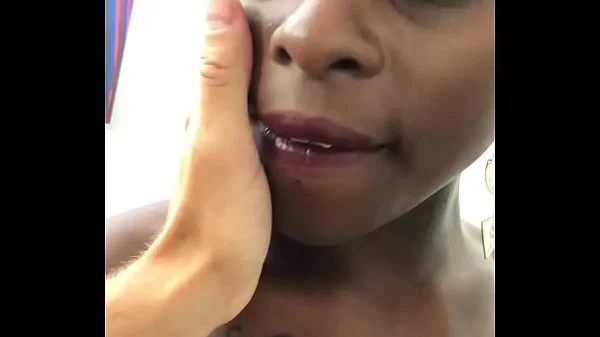 Ebony girl picked up in launderette for anal sex