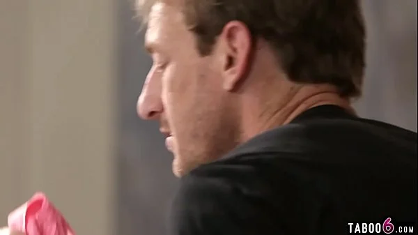 Panties sniffing stepdad caught by tiny stepdaughter