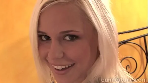 Lola Myluv sprays my cum all over her pretty face