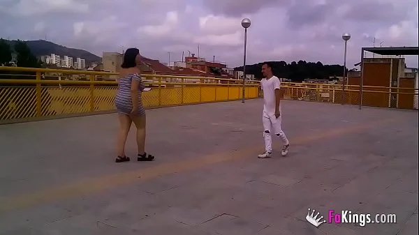 Nataly wants to show her busty curvy body to get everyone in Barcelona horny