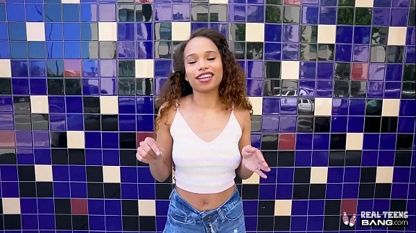 Real Teens - Beautiful Ebony Teen Cecilia Lion Gets Fucked