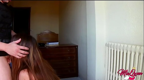 Fucking my fitness stepsister while is training at home ( CREAMPIE )