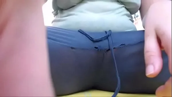 Nicoletta completely destroys her pants in a public garden and pisses on herself