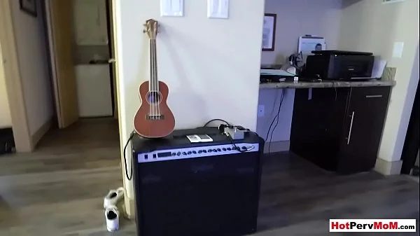 Slutty MILF stepmom and teen stepsis share my big cock