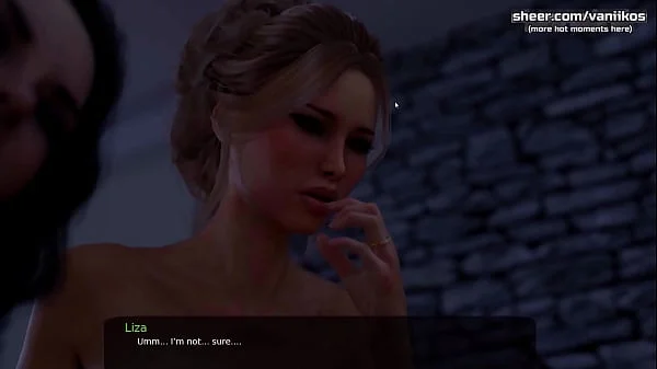 Hot lesbian blonde milf with huge gorgeous boobs is trying out her first big cock l My sexiest gameplay moments l Milfy City l Part #19