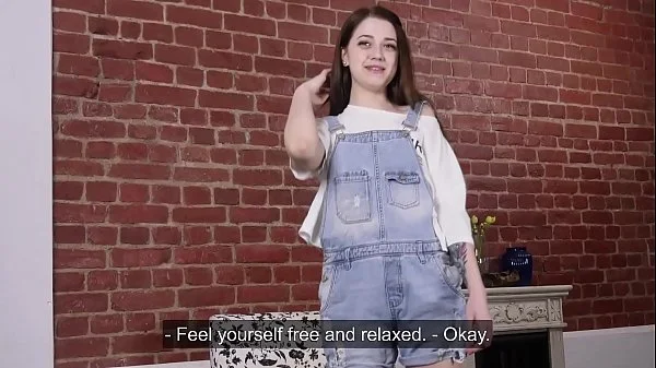 Virgin casting. 18 y.o real virgin Nataha Normalek from Russia