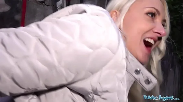 Public Agent Horny tourist Helena Moeller is hungry for Czech cock