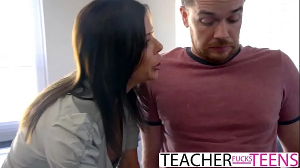 Big Tit Tutor Pisses Off Girlfriend To Get Student Cock For Herself! S3:E9