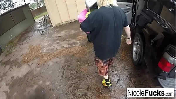 Hot Hunter Nicole Aniston captures a Minotaur and Milks his balls dr