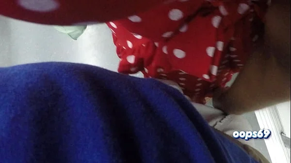 Press my Breasts against a Stranger inside Public Train | Touched his Cock with my Hand to see his Reaction and he Liked!