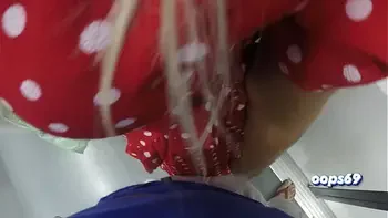 Press my Breasts against a Stranger inside Public Train | Touched his Cock with my Hand to see his Reaction and he Liked!