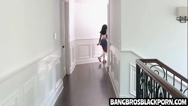 Black babysitter gets caught masturbating - black porn