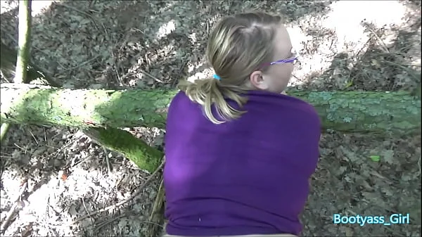 Young Chubby with Big Ass Suck and Fuck in Forest!