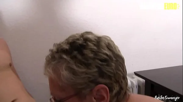 AMATEUR EURO - German Busty Granny Erna Craves For Young Dick