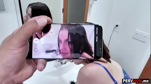 Sloppy stepmom wanted it from behind while I recorded