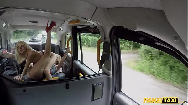 Fake Taxi He gets a rimjob from two tongues at the same time