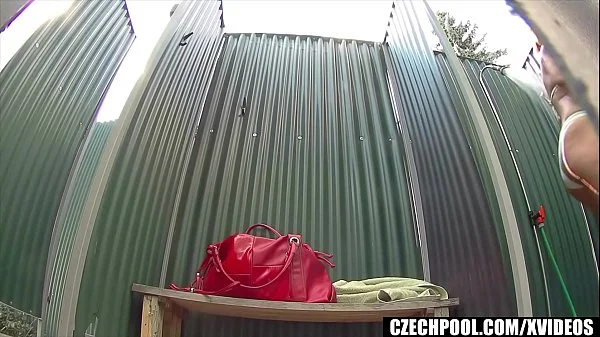 Busty MILF Spied in Public Shower