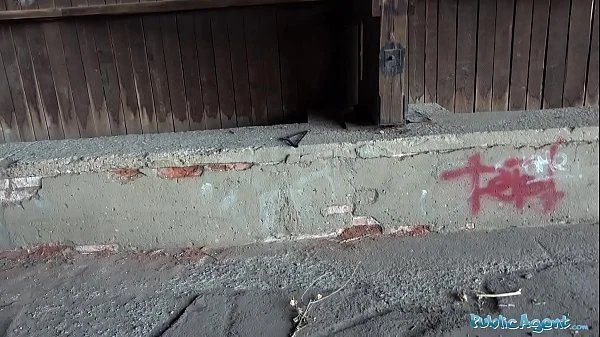 Public Agent Chloe Lamour gets her big boobs jizzed on for cash