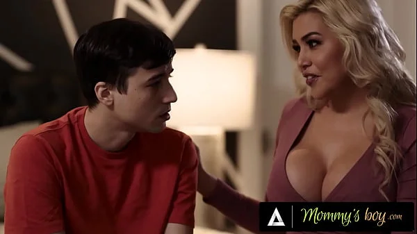 HUGE Tits MILF Caitlin Bell Comforts Stepson With Her PUSSY When His Date Ditches Him