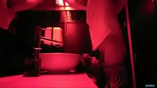 Hard sex in night club, cum in mouth: mydateup.com