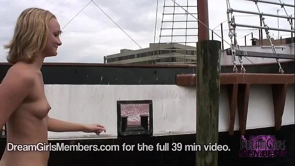 Crazy Blonde Gets Naked In Super Risky Spots In Tampa