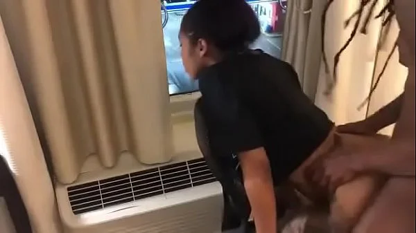 Backshot front the window