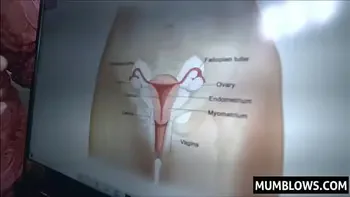 Good stepson examines stepmoms pussy